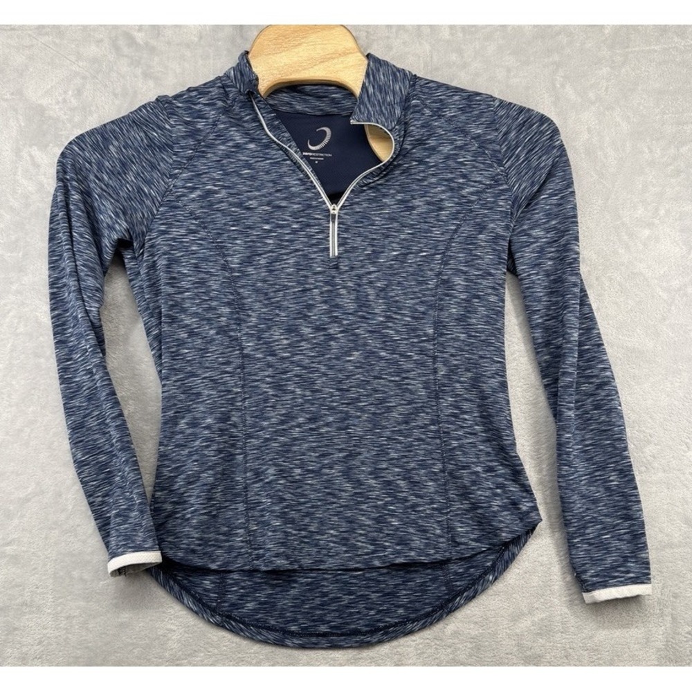 Zero Restriction 1/4 Zip Golf Pullover Long Sleeve Blue Golf Women's Size M
